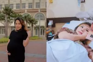8 Momen Cherly eks Cherryballe saat melahirkan, penuh perjuangan