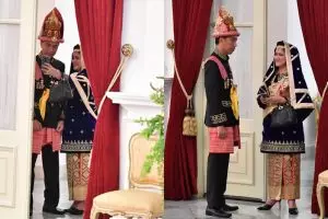 Hadiri upacara HUT RI ke-73, sepatu Iriana mirip sepatu merek Chanel