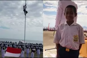 5 Apresiasi untuk bocah pemanjat tiang bendera, diundang Jokowi