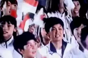 Parade atlet Jepang di Asian Games mengejutkan, kibarkan merah putih