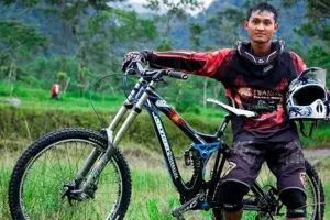 Atlet downhill Khoiful Mukhib menyumbangkan medali emas ke-4 Indonesia