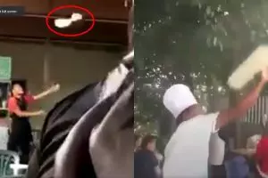 Aksi 4 penjual roti canai pamer skill ini endingnya kocak banget