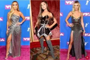 7 Inspirasi gaun silver dari seleb VMA MTV 2018, glamor dan seksi