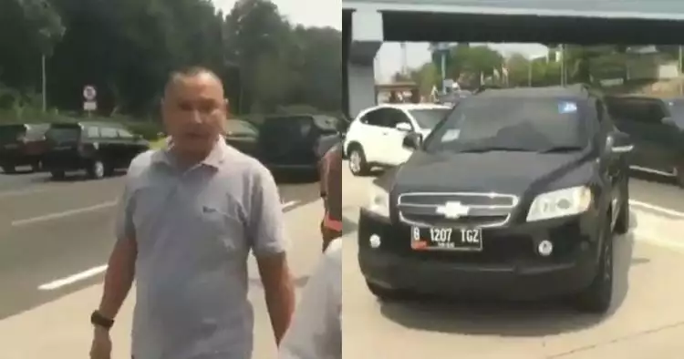Viral, pria pengendara mobil stiker TNI pukul remaja di Tol Jagorawi