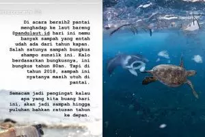 Pungut sampah laut, yang ditemukan cewek ini bikin terkejut
