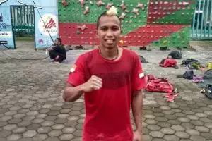 Ini gaya rambut reptil ala Aspar, atlet panjat tebing peraih perunggu