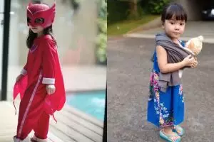 Dari jadi cosplayer sampai pakai daster, ini 10 gaya OOTD ala Gempi