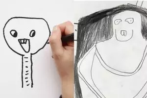 Begini kalau 10 gambar karya bocah ada di kehidupan nyata, bak alien