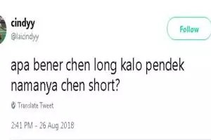 Kalah dari Ginting, 8 cuitan kocak pelesetan Chen Long ini ngakak abis