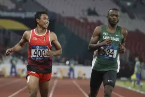 Kalah di atletik 100 meter putra, dukungan mengalir untuk Zohri