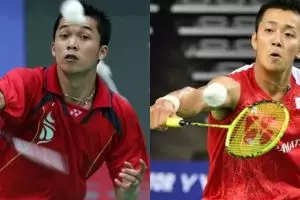6 Potret ini bukti atlet Jepang Kenta Nishimoto mirip Taufik Hidayat