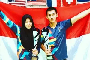 Kawinkan medali emas, ini 8 potret pasutri atlet silat Iqbal-Sarah