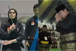 Ini pesan dan dukungan Prabowo ke atlet pencak silat, luar biasa