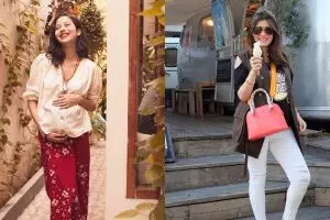 Sama-sama hamil besar, ini 7 beda gaya Putri Marino & Carissa Puteri