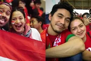 7 Pasangan seleb nonton langsung Asian Games, membaur sama suporter