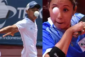 Momen pas banget, 15 jepretan aksi atlet AG 2018 ini jadi tampak lucu