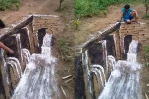 Cuma dari tepung & arang, seniman ini gambar 3D terlihat lebih nyata