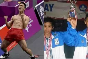 Sekarang macho, ini potret 5 atlet Tanah Air saat masih kecil