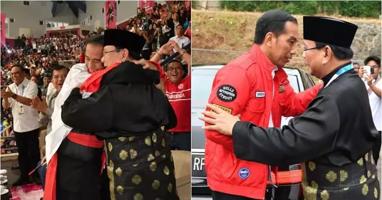 Sandiaga blak-blakan, ini yang dirasakan lihat Jokowi-Prabowo pelukan