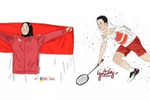 Ilustrasi 7 atlet Indonesia peraih medali di Asian Games, keren abis