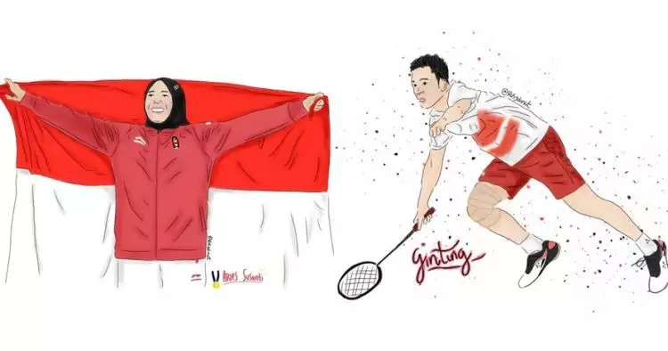 Ilustrasi 7 atlet Indonesia peraih medali di Asian Games, keren abis