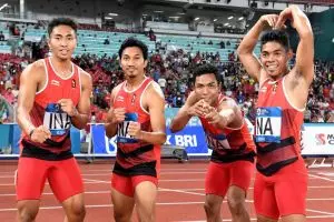 Ini rahasia kesuksesan tim lari estafet, Zohri lari paling jauh