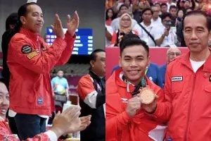  Raihan medali emas melebih target, begini instruksi Jokowi soal bonus