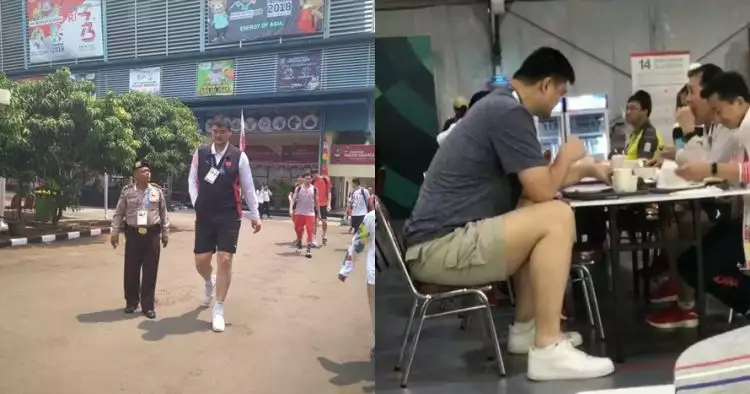 9 Momen Yao Ming di Asian Games 2018, postur tubuhnya bikin melongo