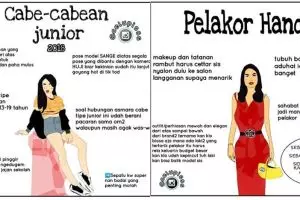 7 Komik gambarkan tipe wanita zaman now, kamu yang mana?