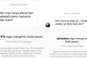 10 Pertanyaan nyeleneh untuk admin IG ini bikin mimin auto resign