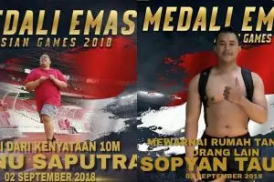 10 Editan kocak medali Asian Games ala netizen, mau ngakak tapi gemes