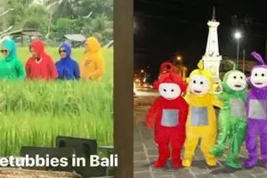 7 Potret seandainya Teletubbies tinggal di Indonesia, kocak banget