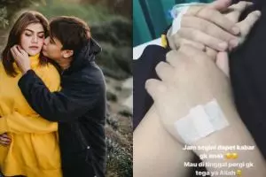 Terbaring sakit, posisi infus Billy Syahputra jadi perdebatan warganet