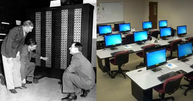 13 Potret laboratorium komputer dari masa ke masa, semakin minimalis