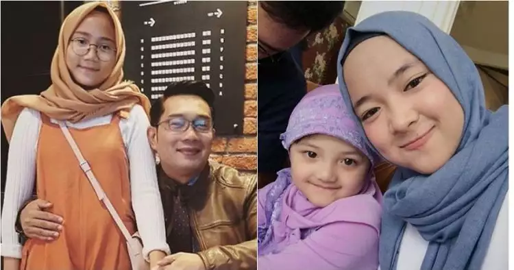 10 Gaya hijab Zara, putri Ridwan Kamil yang mirip Nissa Sabyan