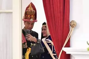 Jokowi & Iriana hadiri pernikahan anggota Paspampres, begini potretnya