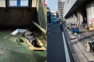 10 Potret miris Kamagasaki, kota yang dihilangkan dari peta Jepang