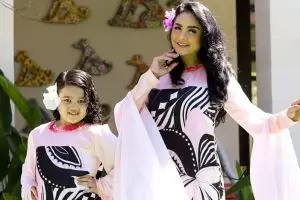 Rayakan ultah ke-7 Amora, wajah Krisdayanti bikin salah fokus