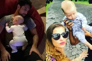 Jadi orangtua baru, ini 8 potret Gaston Castano bareng baby Gaetano