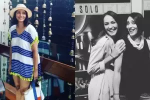 8 Gaya terbaru Unique Priscilla, usia hampir 50 tahun tapi seperti ABG