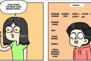 7 Komik strip beda kehidupan cowok dan cewek, ada benarnya