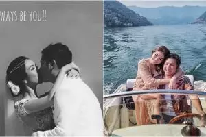 Rayakan ulang tahun pernikahan, postingan Gading Marten bikin baper