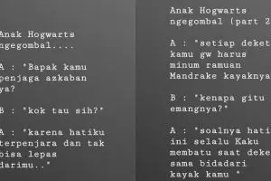 5 Rayuan anak Hogwarts ini gombal abis, Voldemort aja kesengsem