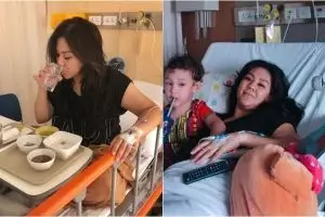 5 Potret Sissy Prescillia terbaring di rumah sakit, kelelahan syuting?
