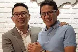 Ngopi bareng, bukti hubungan Ridwan Kamil & Sandiaga Uno adem ayem