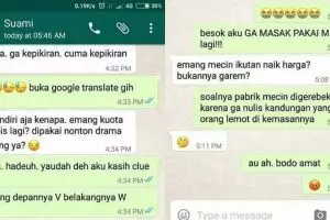 5 Chat istri pengen gombalin suami ini kocaknya bikin gagal mesra
