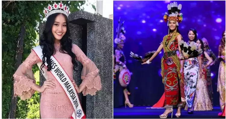 10 Potret Larissa Ping, gadis Dayak yang juarai Miss World Malaysia