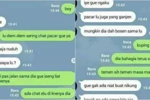 6 Chat labrak sahabat yang nikung pacar ini endingnya nggak terduga
