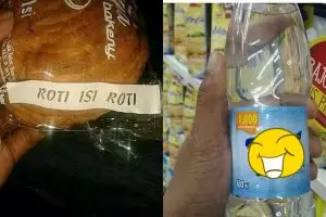 9 Tulisan nyeleneh di barang dagangan ini bikin pembeli ketawa bingung