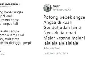 Beda dengan Fadli Zon, 9 pelesetan Potong Bebek Angsa ini bikin ngakak